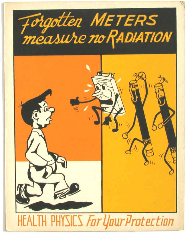 A health physics poster produced at Oak Ridge in 1947